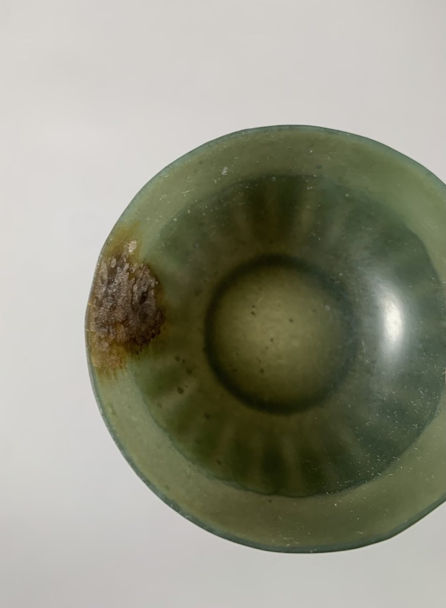 Spinach Green Jade Bowl, 19th Century, China-photo-1