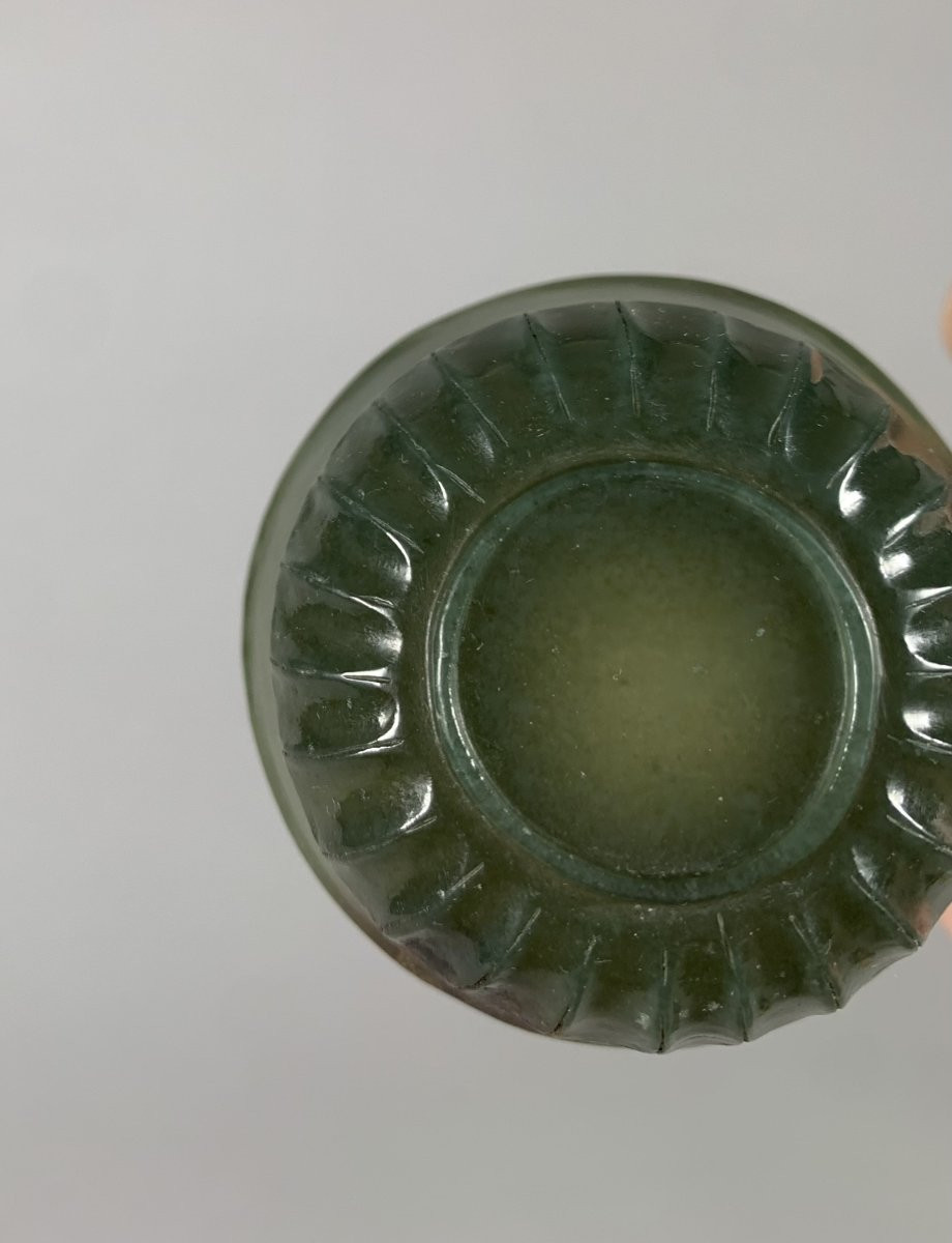 Spinach Green Jade Bowl, 19th Century, China-photo-6