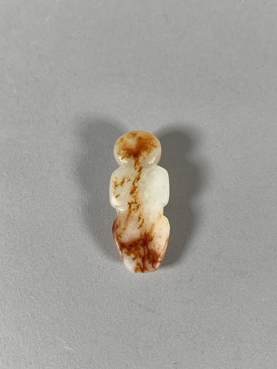 Netsuke En Jade Néphrite XVIIIème Siècle Ere Edo Japon-photo-1