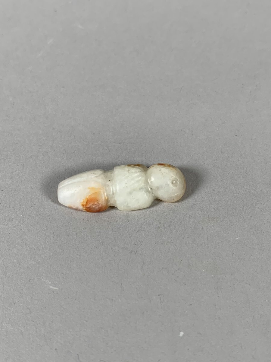 Netsuke En Jade Néphrite XVIIIème Siècle Ere Edo Japon-photo-3