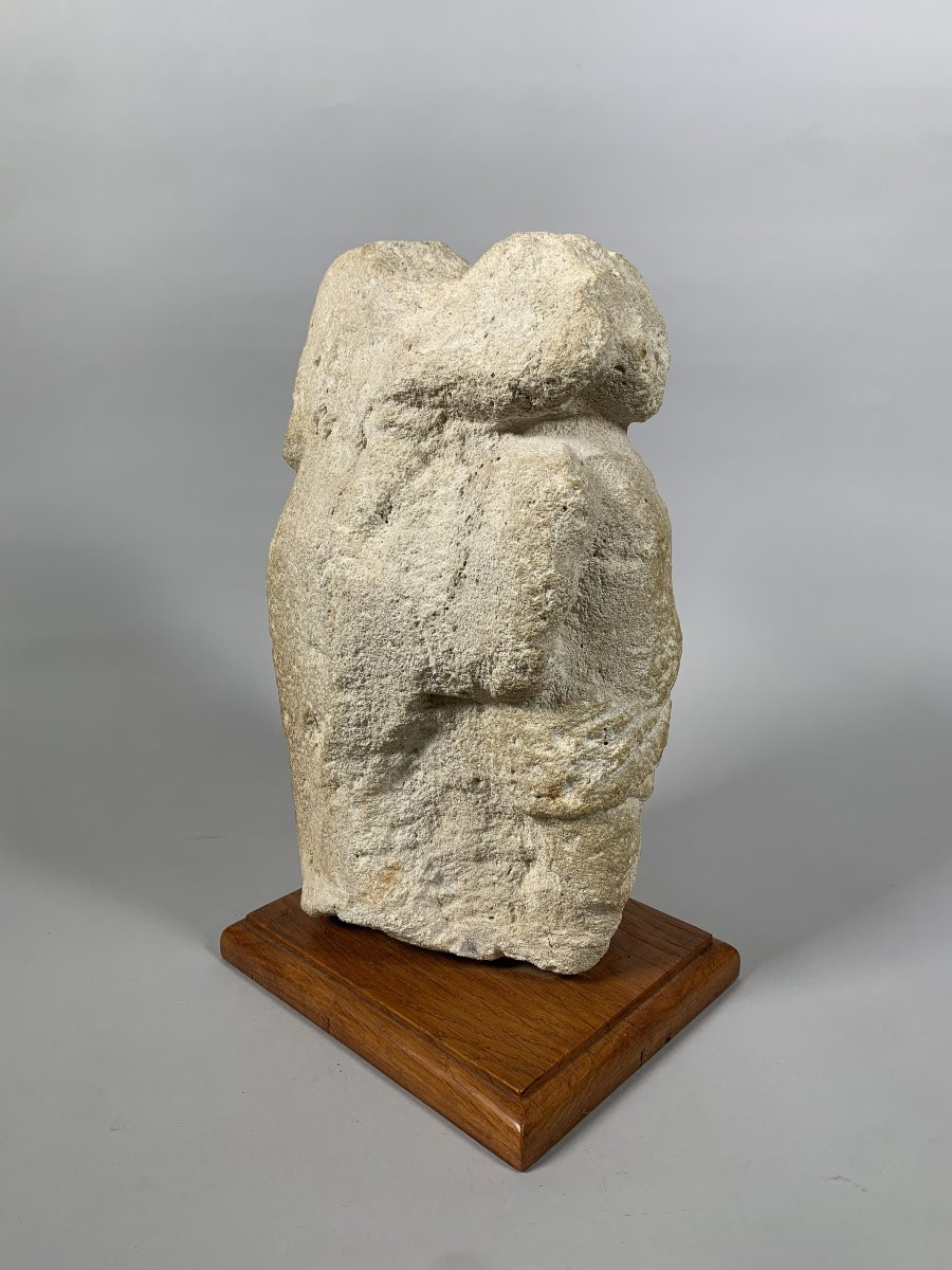 Romanesque Limestone Sculpture, 9th Century: The Martyrdom Of Saint Sebastian -photo-1