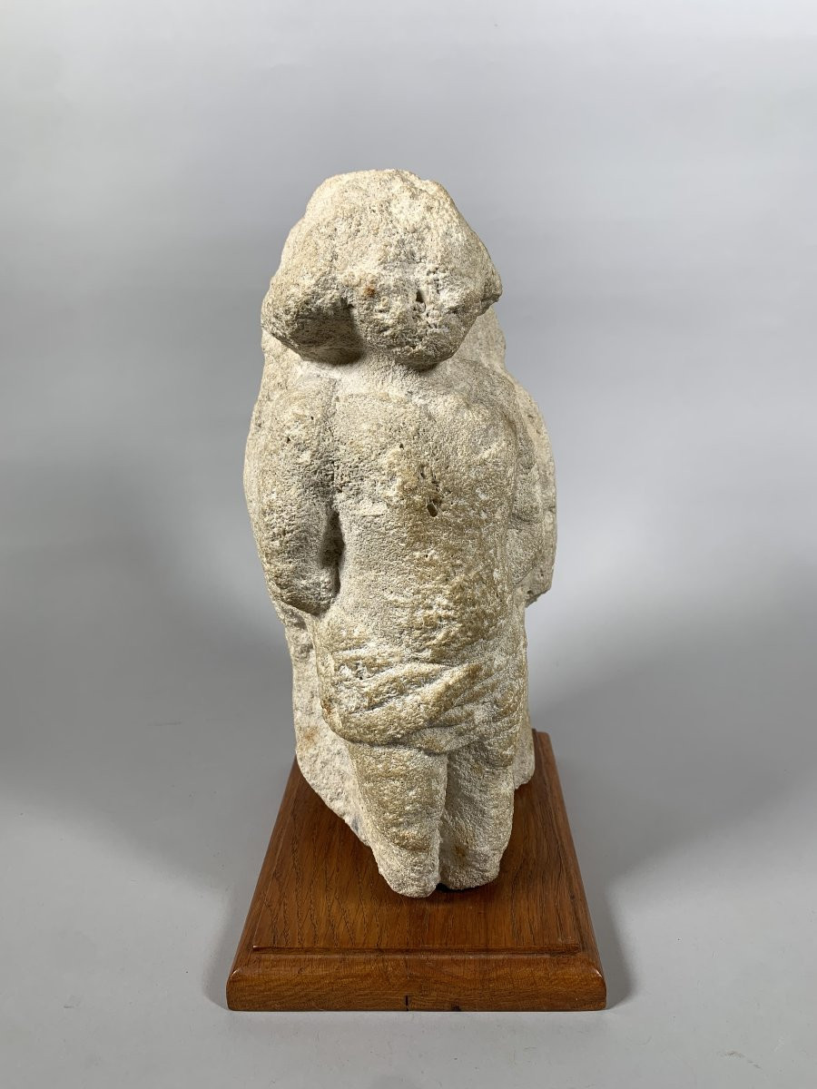 Romanesque Limestone Sculpture, 9th Century: The Martyrdom Of Saint Sebastian -photo-2