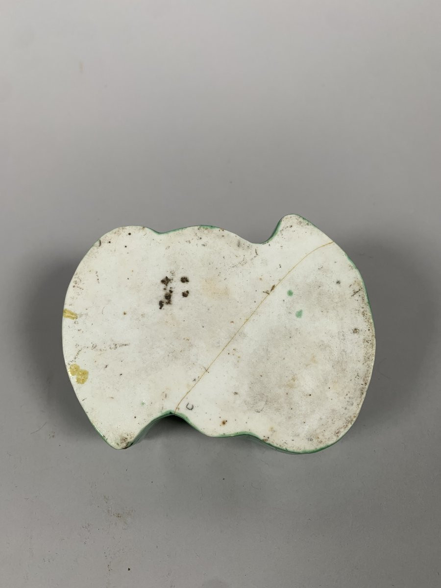 CHINE, XVIIIe SIÈCLE, PÉRIODE KANGXI (1661 - 1722)  chine sancai biscuit emaillé-photo-3