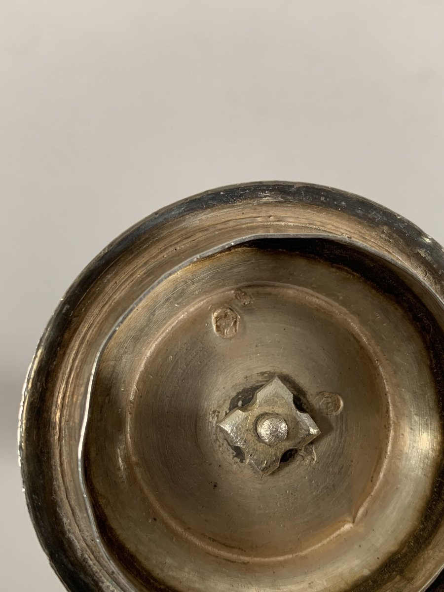Verseuse en argent massif époque Empire poinçons au coq (1798-1809) XIXeme siecle-photo-5