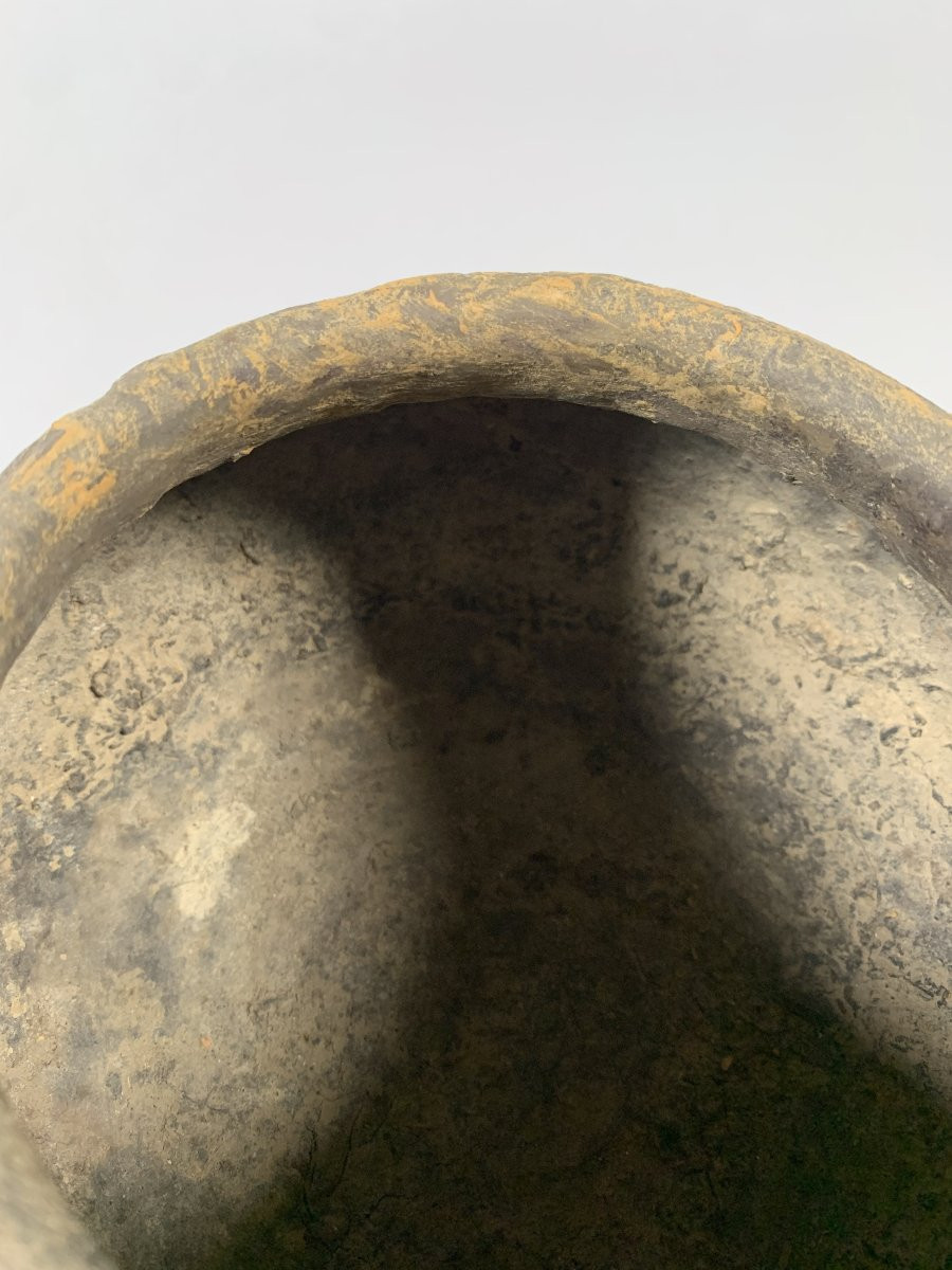Ce jarre en terre cuite de la dynastie Han Chine archéologie-photo-4