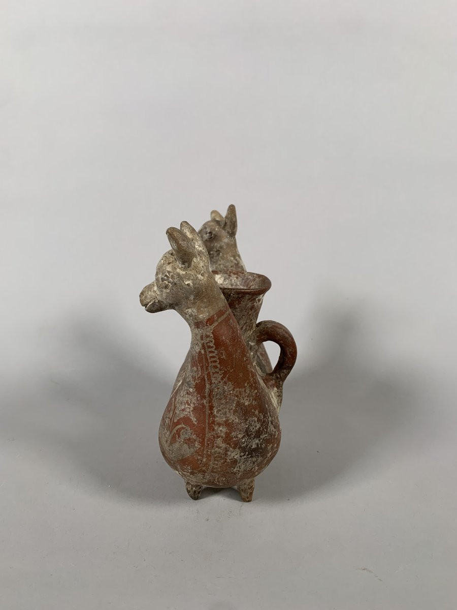 Amlash Terre cuite Vase zoomorphe en terre cuite Zoomorphe archéologie-photo-3