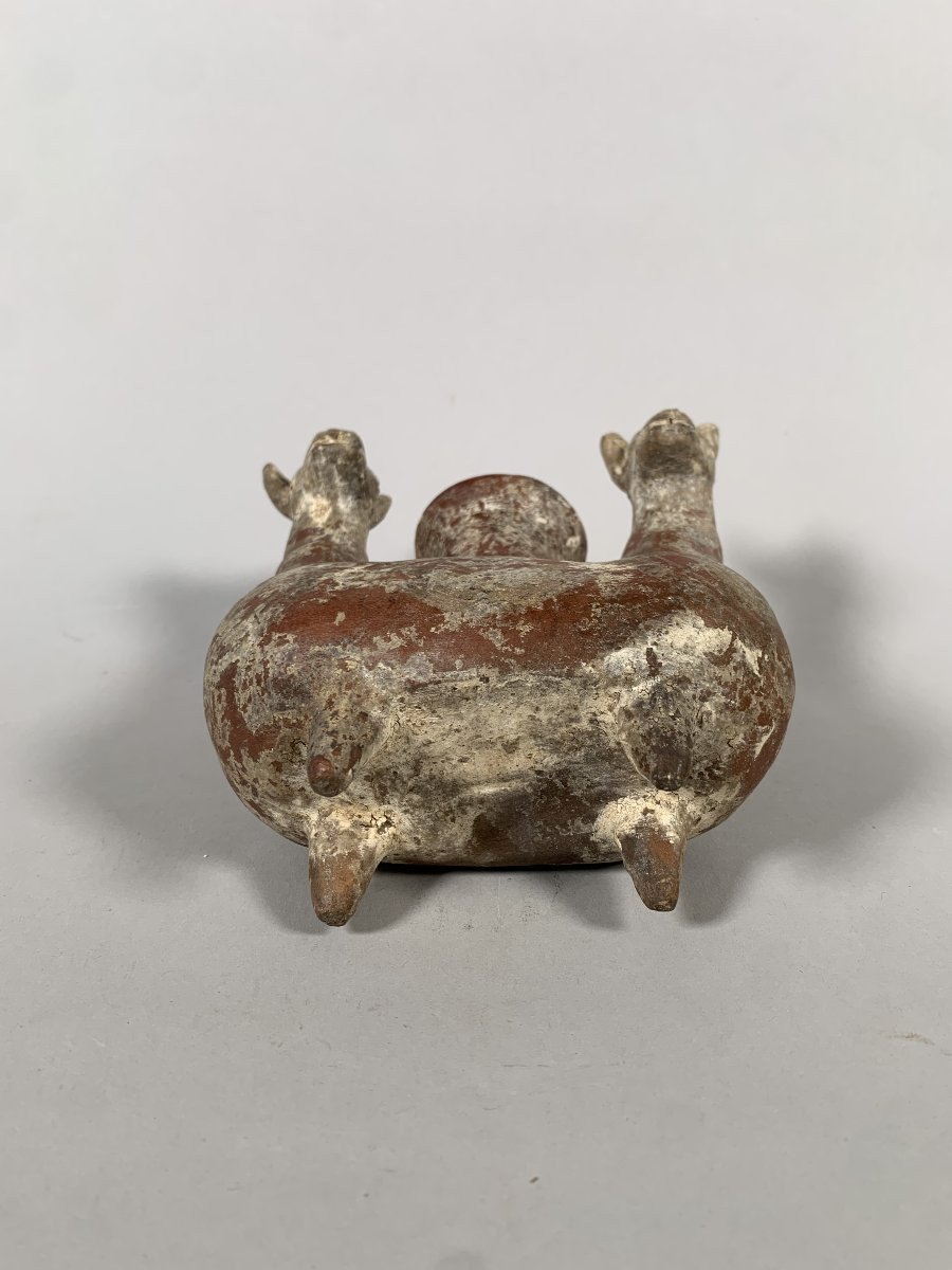 Amlash Terre cuite Vase zoomorphe en terre cuite Zoomorphe archéologie-photo-6