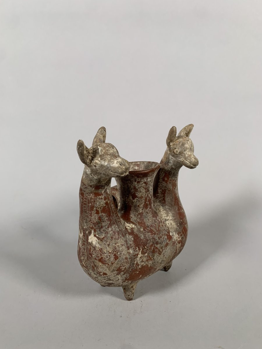 Amlash Terre cuite Vase zoomorphe en terre cuite Zoomorphe archéologie-photo-7
