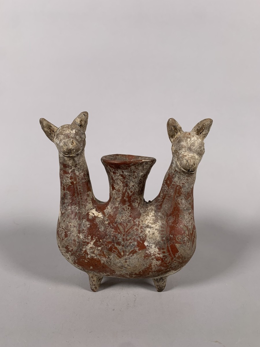 Amlash Terre cuite Vase zoomorphe en terre cuite Zoomorphe archéologie