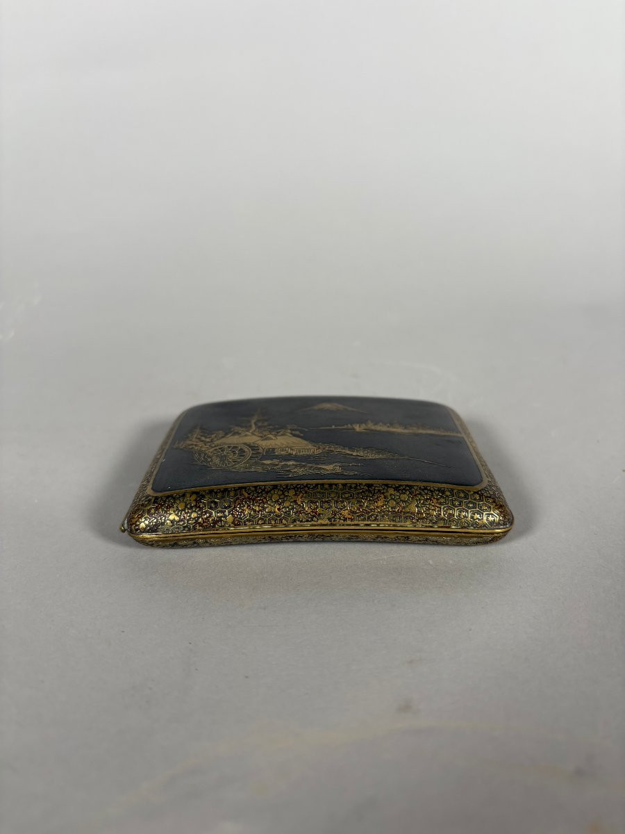 Japanese Cigarette Case, Meiji Era, Early 20th Century-photo-3
