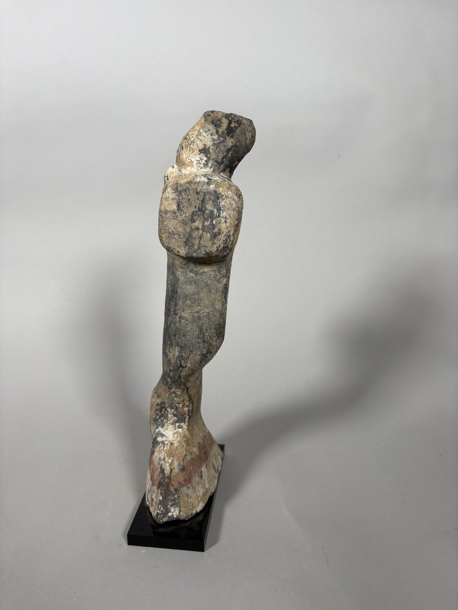 Sculpture Of A Mingqi, China, Han Dynasty (206 Bc To 221 Ad), Ancient Archaeology-photo-2