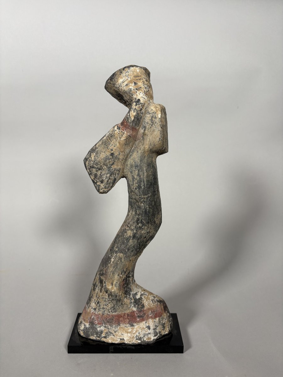 Sculpture Of A Mingqi, China, Han Dynasty (206 Bc To 221 Ad), Ancient Archaeology-photo-3