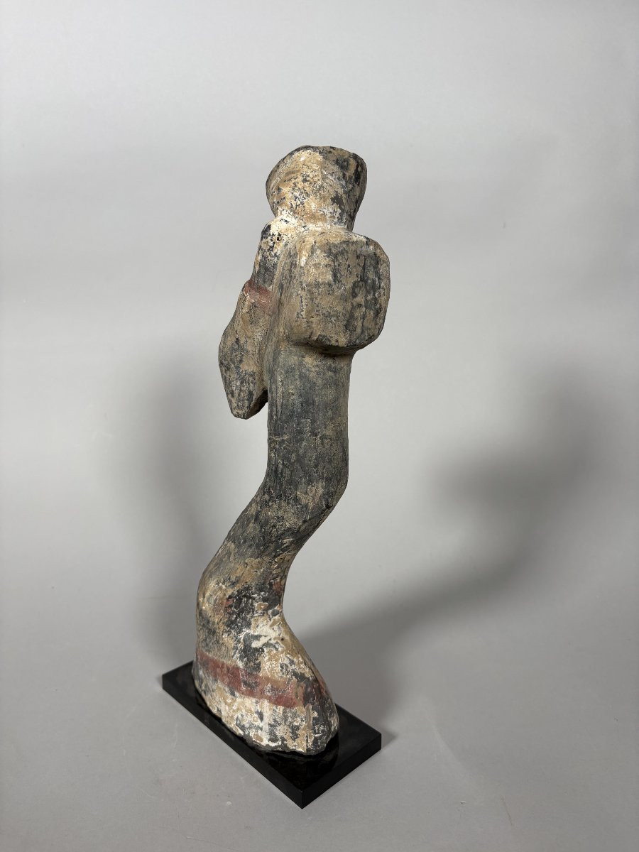 Sculpture Of A Mingqi, China, Han Dynasty (206 Bc To 221 Ad), Ancient Archaeology-photo-4