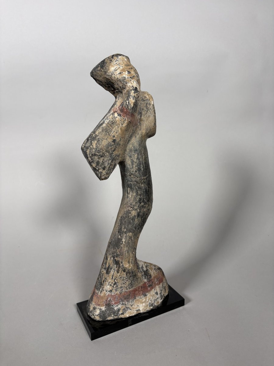 Sculpture Of A Mingqi, China, Han Dynasty (206 Bc To 221 Ad), Ancient Archaeology-photo-1