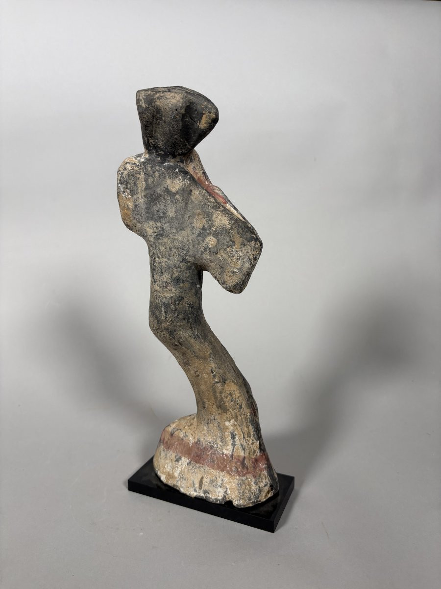 Sculpture Of A Mingqi, China, Han Dynasty (206 Bc To 221 Ad), Ancient Archaeology-photo-3