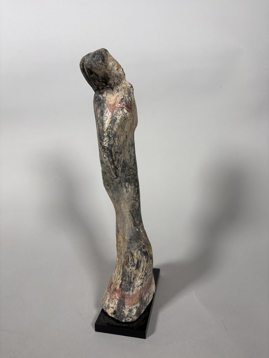 Sculpture Of A Mingqi, China, Han Dynasty (206 Bc To 221 Ad), Ancient Archaeology-photo-4