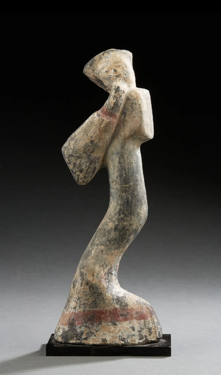 Sculpture Of A Mingqi, China, Han Dynasty (206 Bc To 221 Ad), Ancient Archaeology