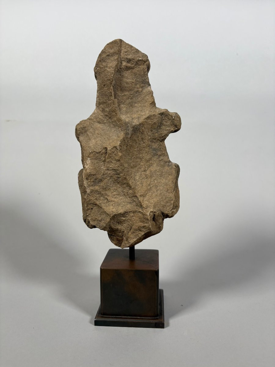 Dynastie Gupta  IV - VIème siècle Sculpture en Pierre de Shiva Inde - 28 cm-photo-1