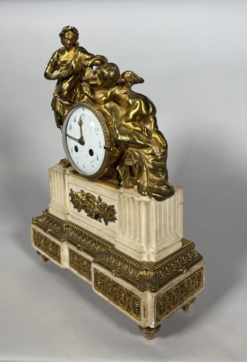 Beautiful Louis XVI Period Clock "altar Of Venus" 18th Century-photo-4