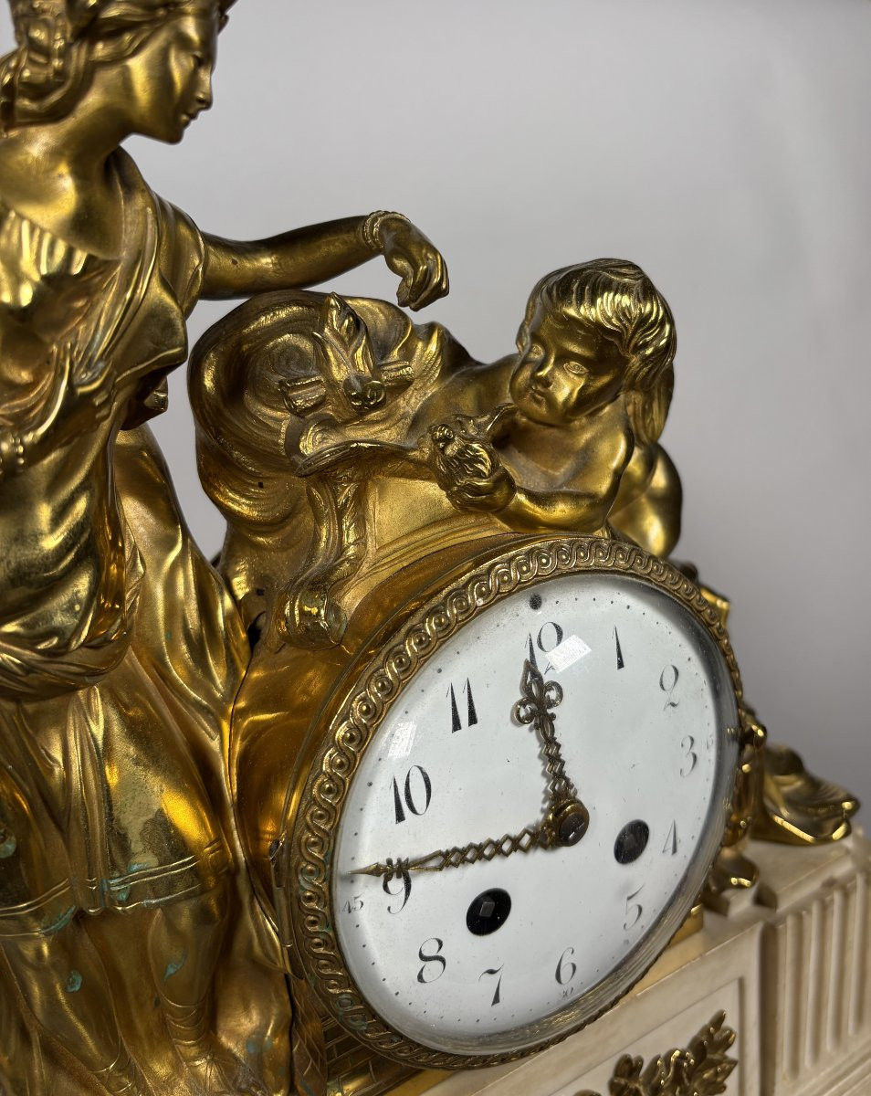 Beautiful Louis XVI Period Clock "altar Of Venus" 18th Century-photo-6