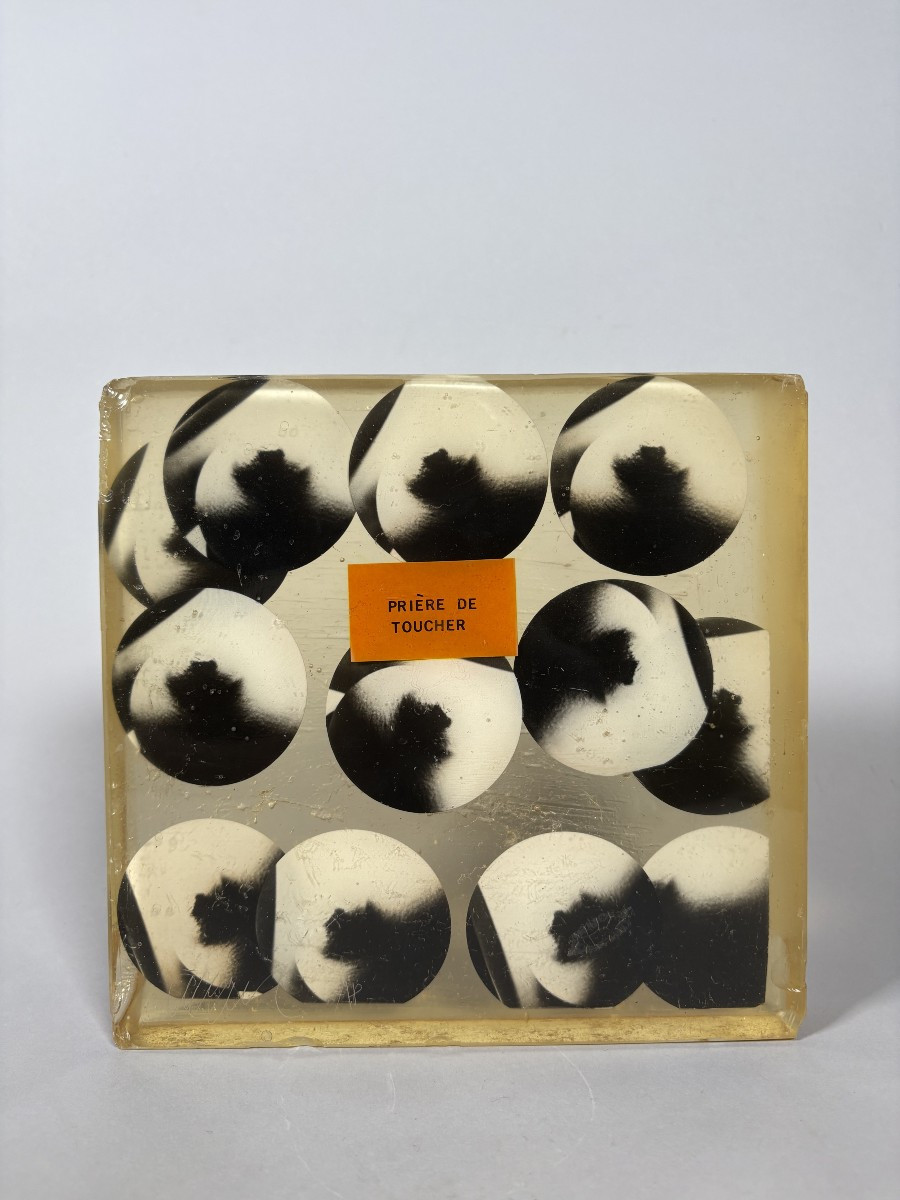 Arman (1928-2005) Prayer To Touch (1973) Inclusion Accumulation In Resin  