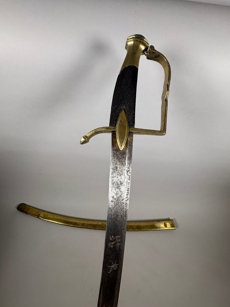 French Revolutionary Infantry Officer's Sabre  -photo-4