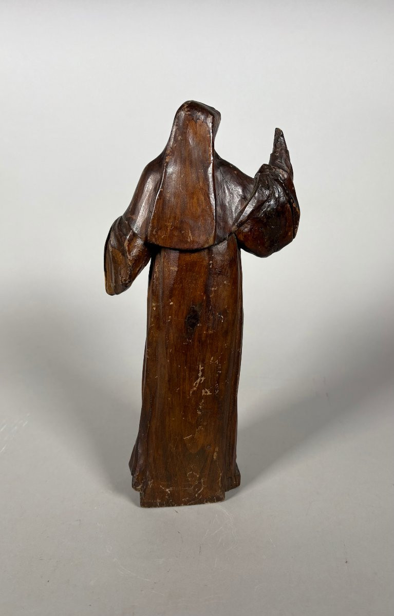 17th-century Wooden Sculpture Of Saint Bridget -photo-2