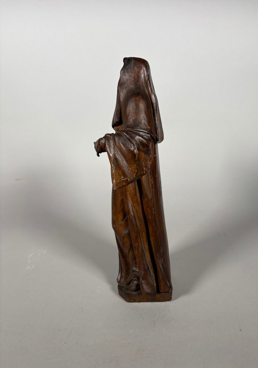 17th-century Wooden Sculpture Of Saint Bridget -photo-4