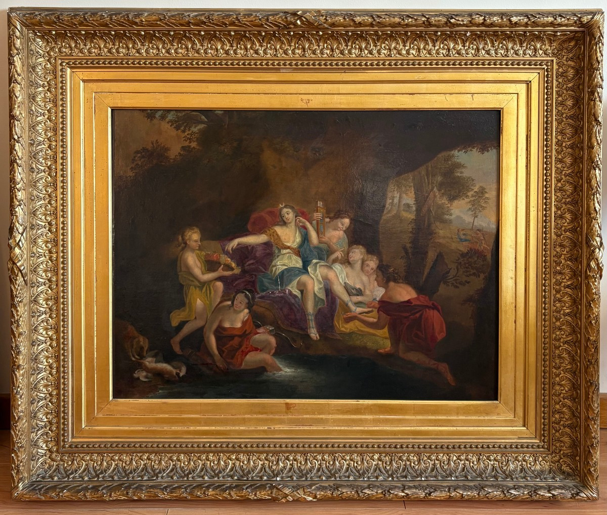 Suiveur d'Antoine Coypel (1661-1722) - Diane et ses nymphes, au bain