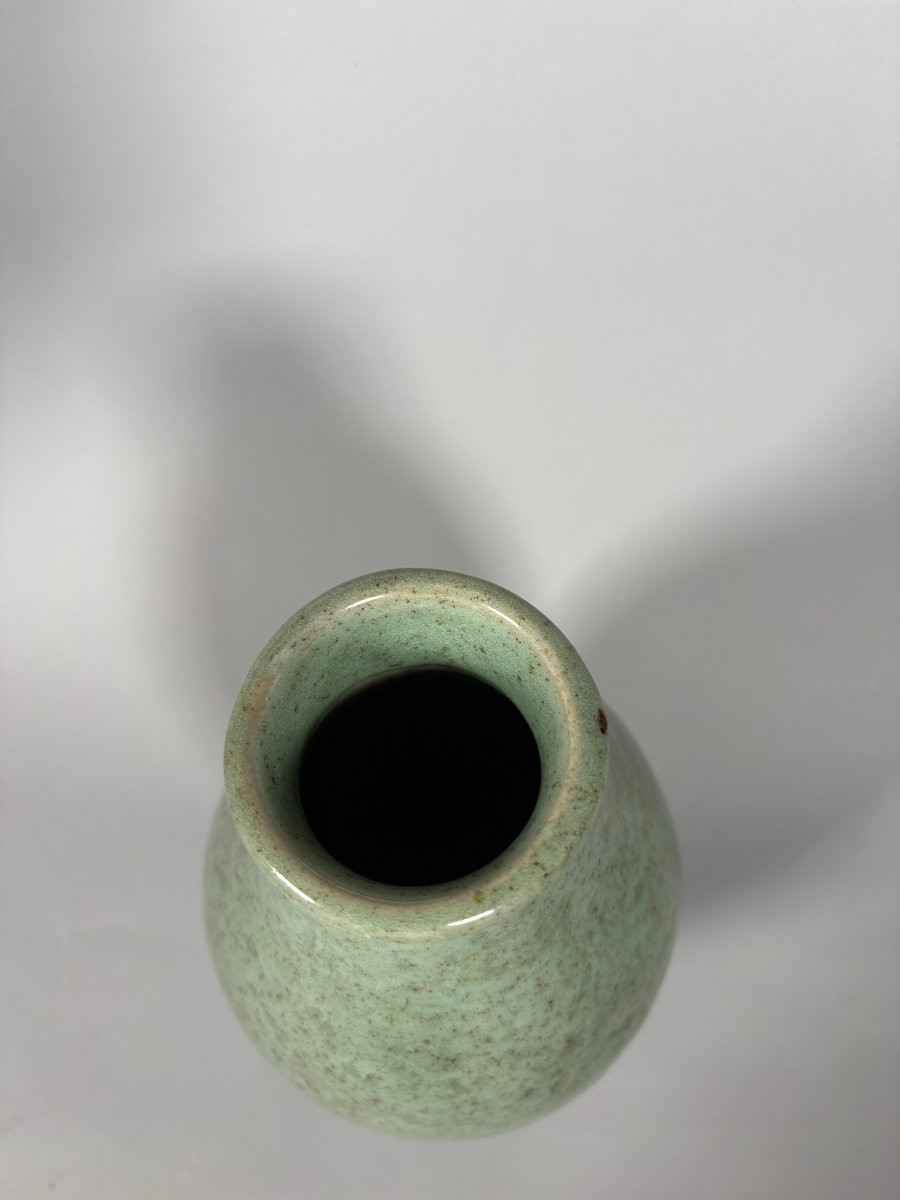 Vase en grès céladon Longquan Dynastie Yuan-Ming-photo-1