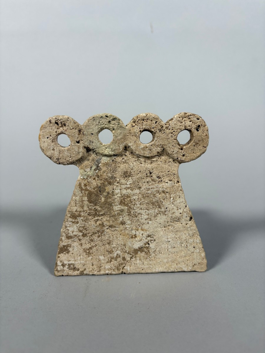 Bell-shaped Idol With Eyes, Tell Brak Archaeology, 4th Millennium Bc