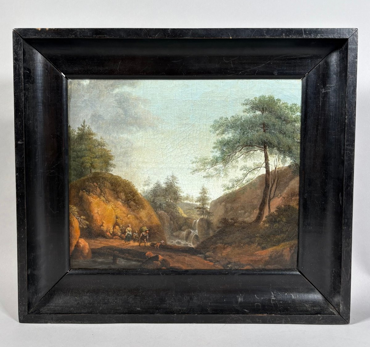 Karl I MARKO (1791-1860) - Voyageurs dans un paysage Italien-photo-3