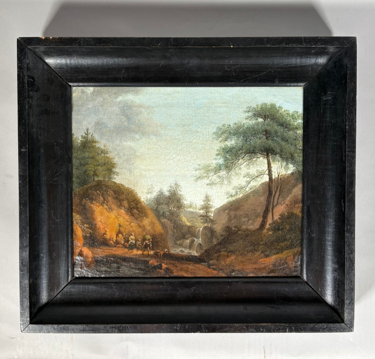 Karl I MARKO (1791-1860) - Voyageurs dans un paysage Italien