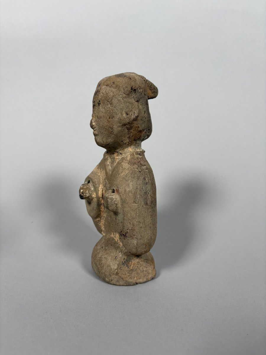 Sculpture d'une Mingqi Chine Dynastie Han (206 av. J.-C. à 221) -photo-3