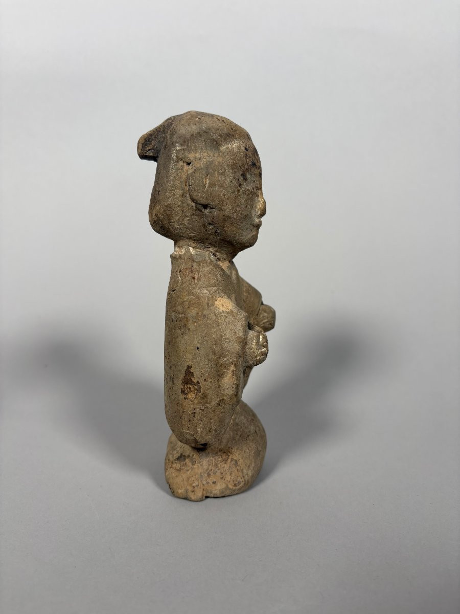 Sculpture d'une Mingqi Chine Dynastie Han (206 av. J.-C. à 221) -photo-2