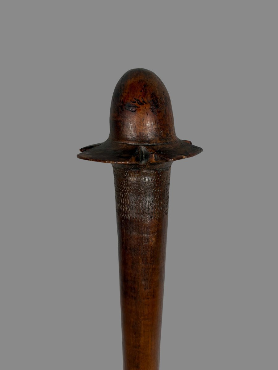  Phallic War Club With A Phallic Head, Kanak, New Caledonia-photo-2