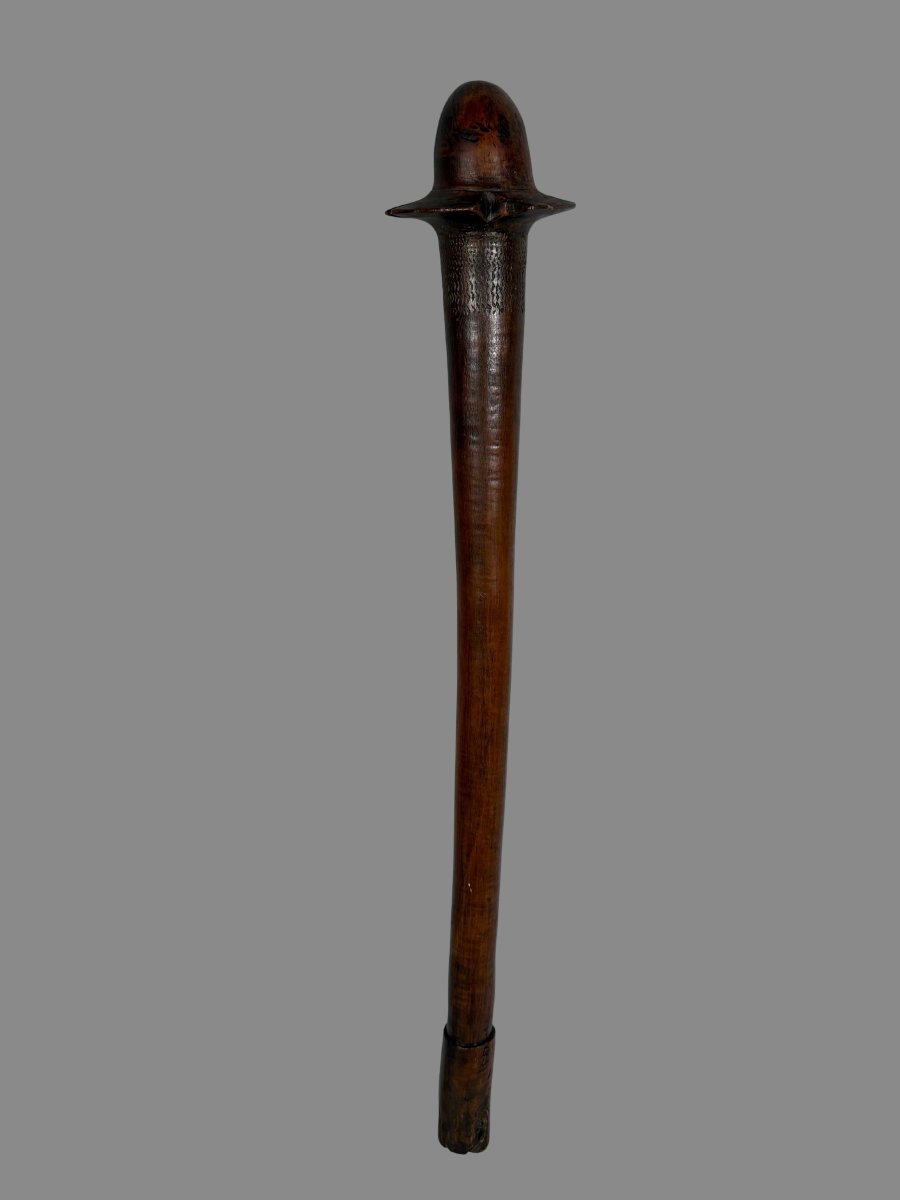  Phallic War Club With A Phallic Head, Kanak, New Caledonia-photo-3