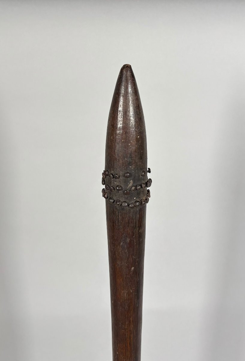 Massue casse-tête de guerre Aborigène, Queensland, Australie. Océanie-photo-2