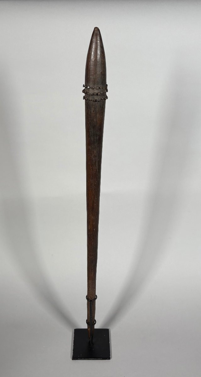 Massue casse-tête de guerre Aborigène, Queensland, Australie. Océanie-photo-3