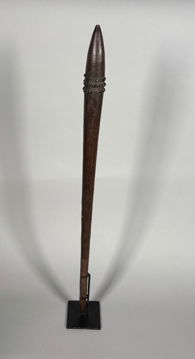 Massue casse-tête de guerre Aborigène, Queensland, Australie. Océanie-photo-4