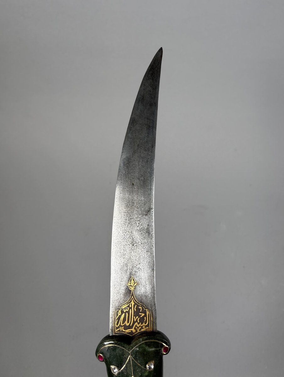 Horse-headed Jade Kard Dagger India Mughal Dynasty (1526-1857)-photo-2