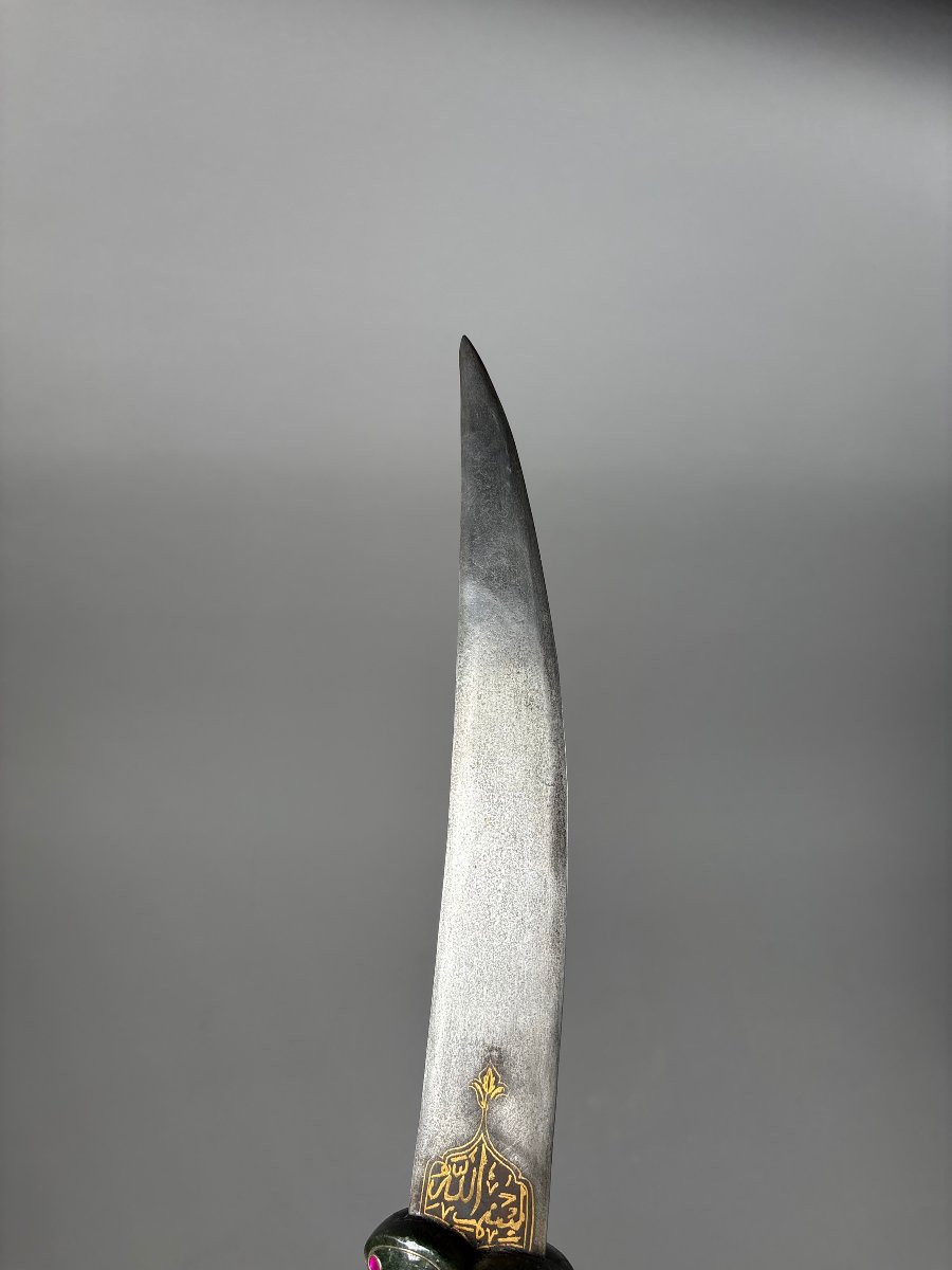 Horse-headed Jade Kard Dagger India Mughal Dynasty (1526-1857)-photo-4