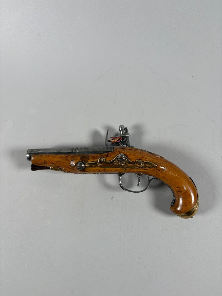 Flintlock Pistol 18th Century Circa 1750-photo-1