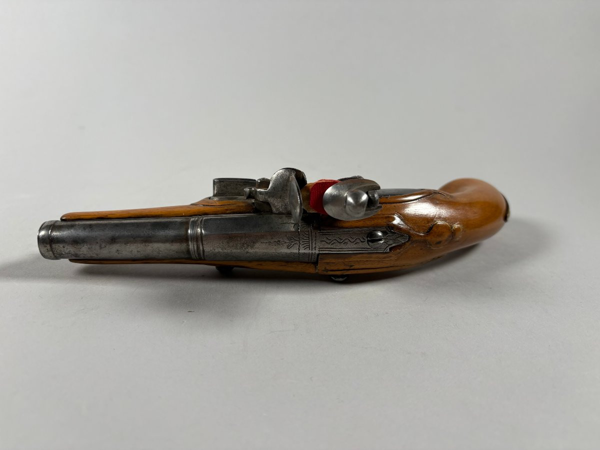 Flintlock Pistol 18th Century Circa 1750-photo-3