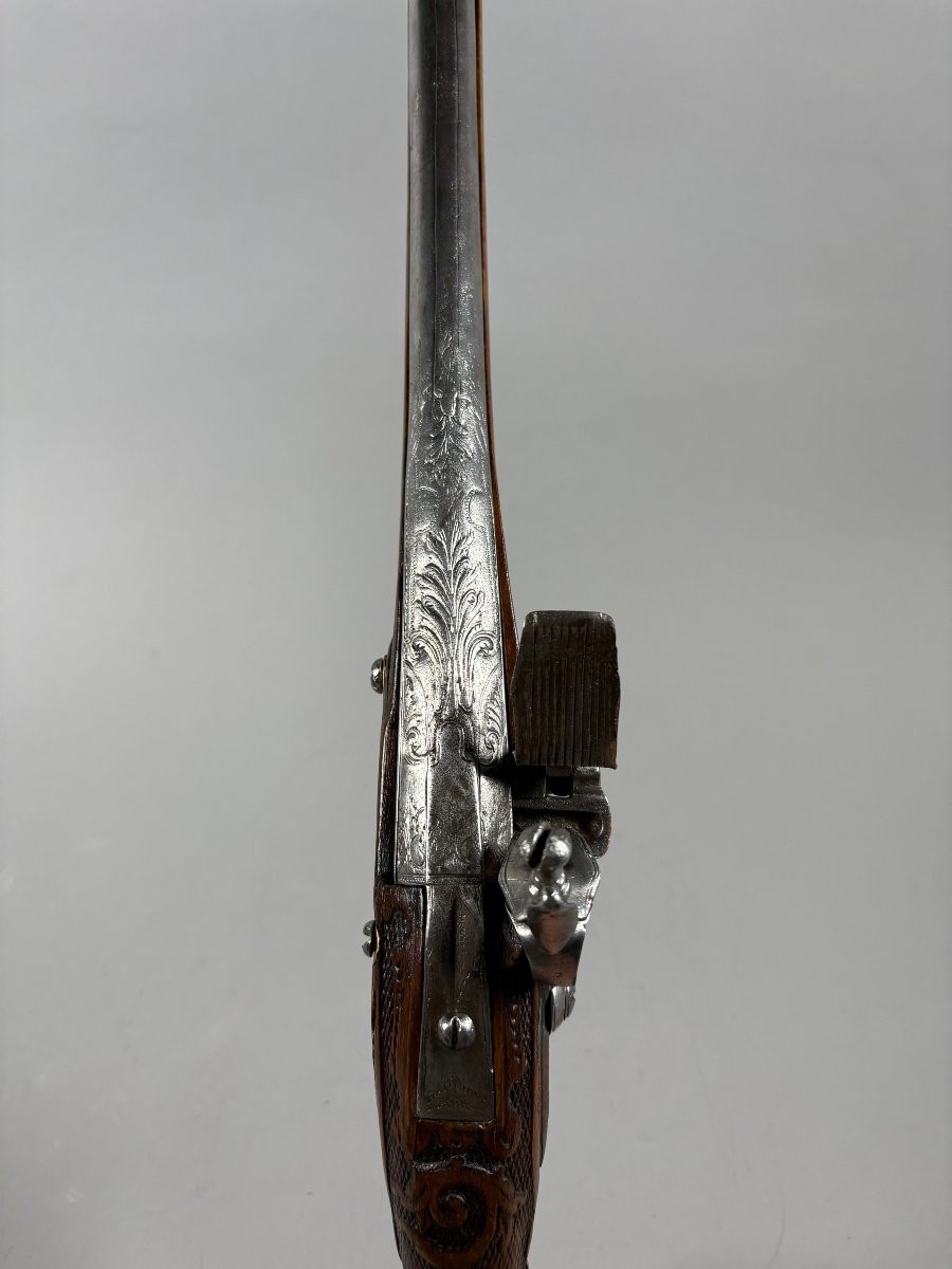 Oriental Flintlock Pistol 18th Century Circa 1750-photo-2