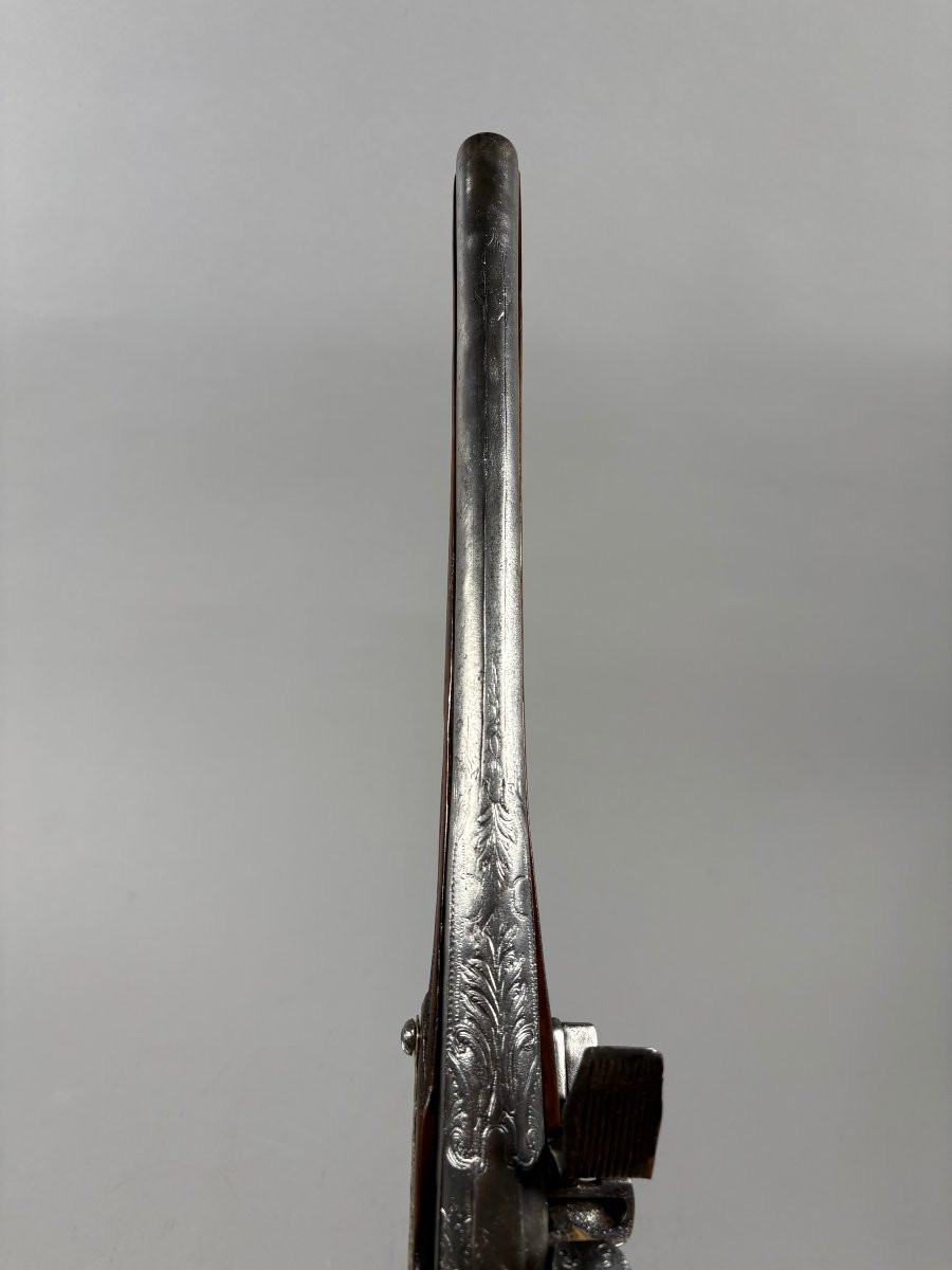 Oriental Flintlock Pistol 18th Century Circa 1750-photo-3