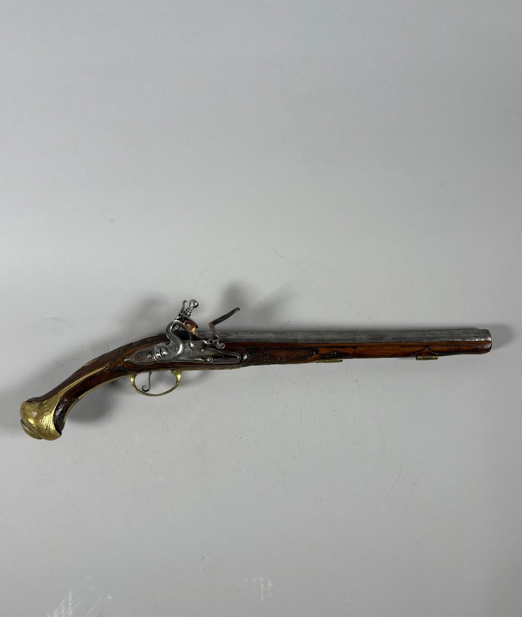 Oriental Flintlock Pistol 18th Century Circa 1750