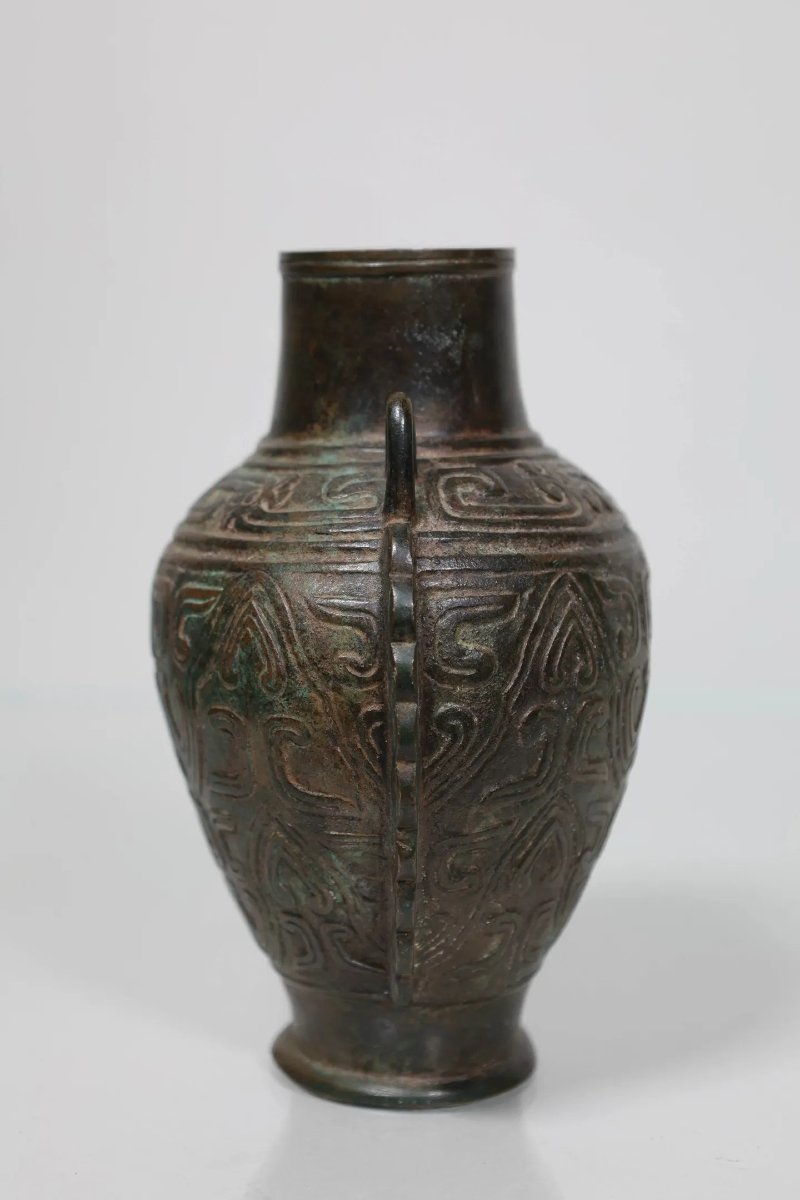 Vase cérémoniel en bronze Dynastie Ming (1368-1644) - Chine-photo-3