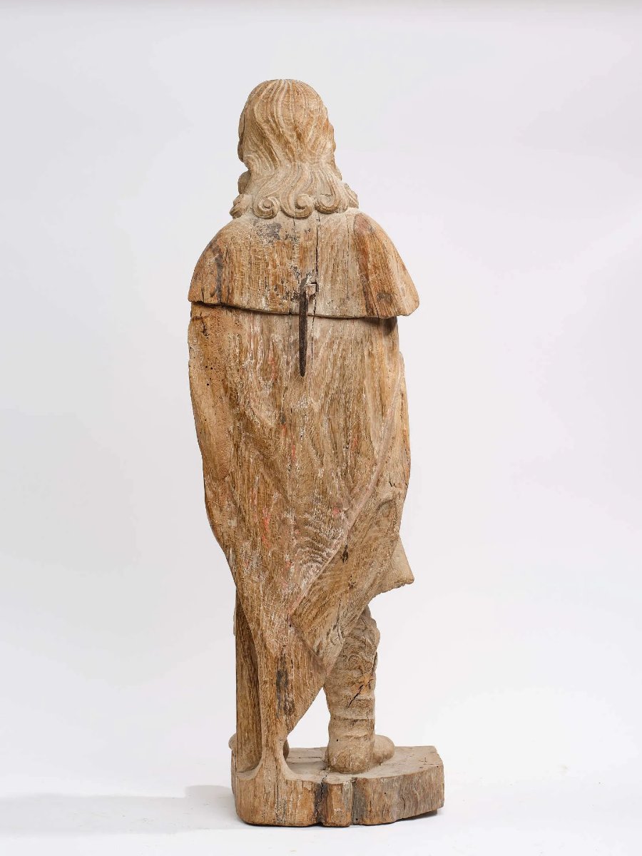 Sculpture en bois de Saint Roch  - XVIIème siècle  -photo-2