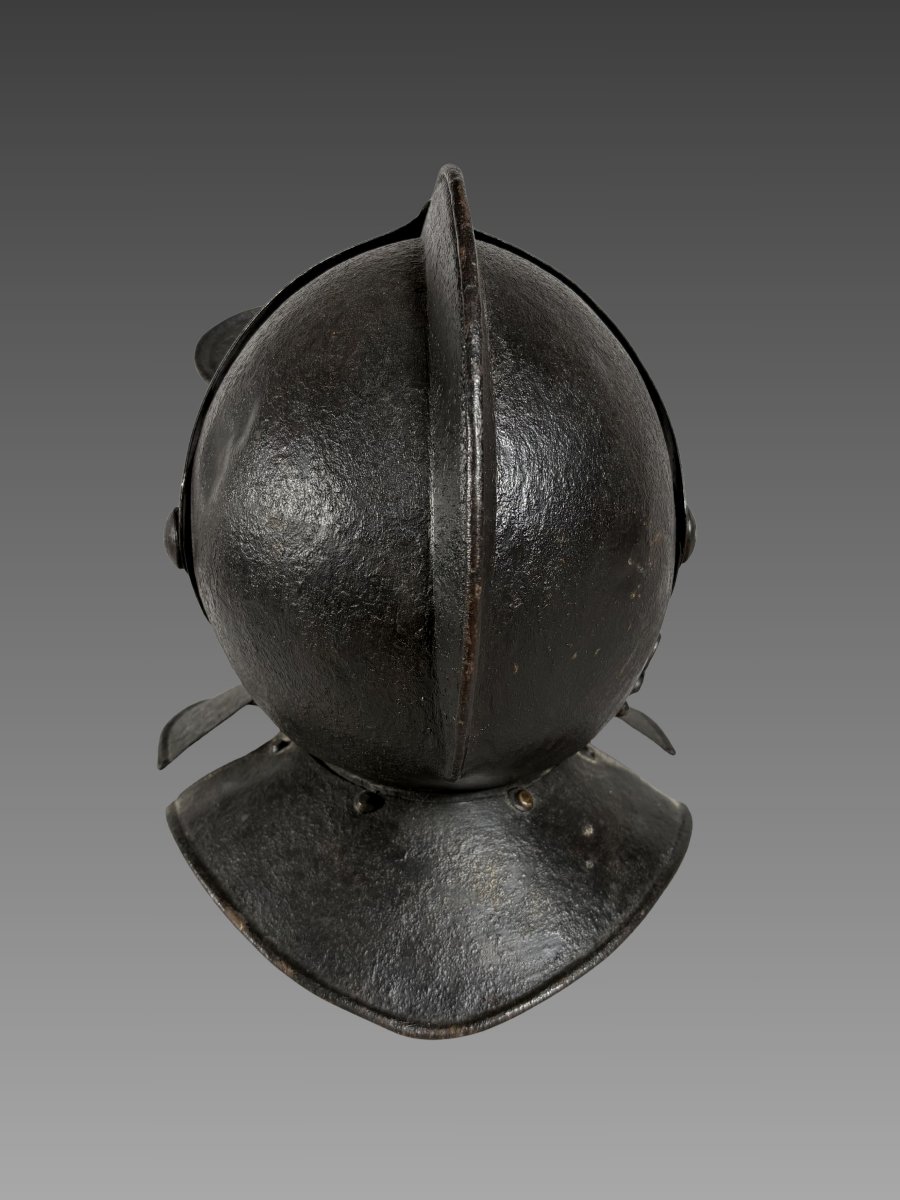 16th-century Wrought-iron "savoyard" Helmet Armor-photo-3